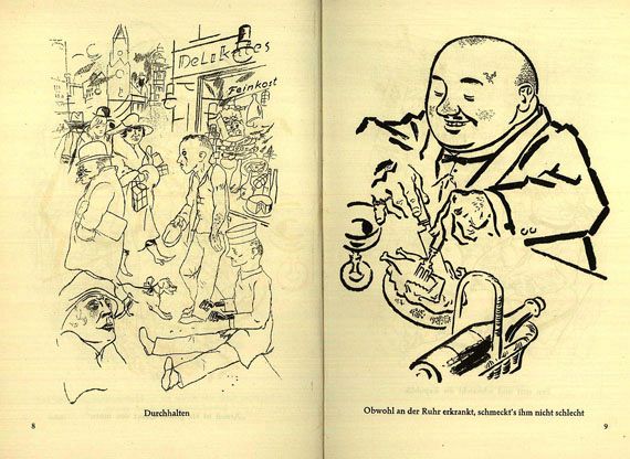 George Grosz - Abrechnung folgt! 57 politische Zeichnungen 1923