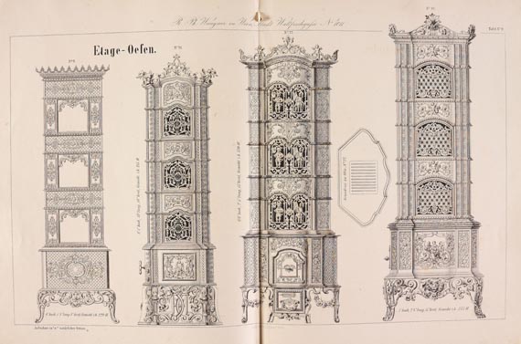  - Eisenwaren-Katalog R. P. Waagner, Wien. Um 1860. (57).