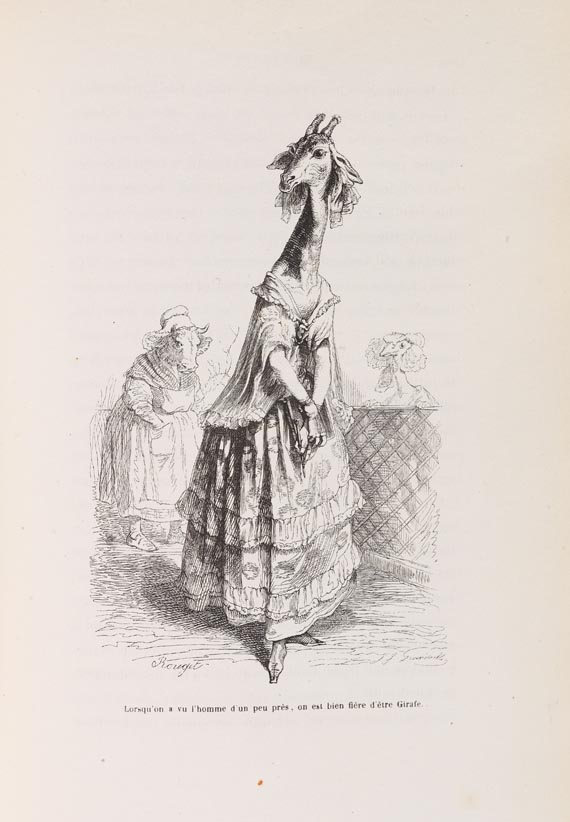 Jean-Jaques Grandville - Scenes des animaux. 2 Bde. 1842