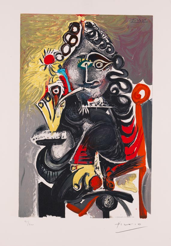 Pablo Picasso - Mousquetaire à la pipe - 
