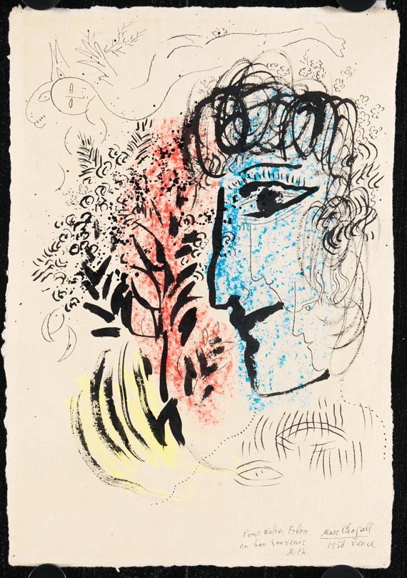 Marc Chagall - Kopf im Profil - 