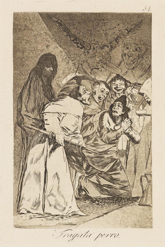 Francisco de Goya - Tragala perro