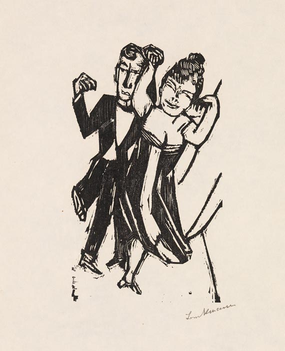 Max Beckmann - Kleines tanzendes Paar