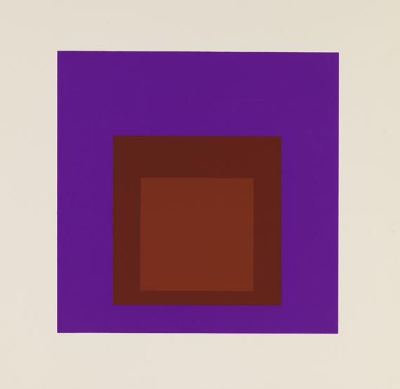 Josef Albers - Homage to the square: soft edge - hard edge
