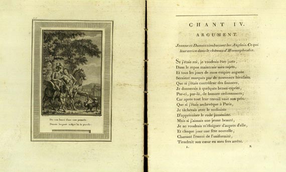Francois Marie A. de Voltaire - La Pucelle. 2 Bde. (1795)