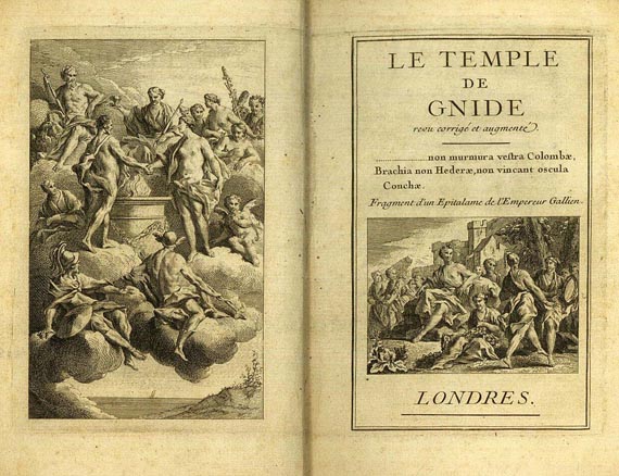 Charles S. L. de Montesquieu - Le temple de Gnide. 1742.
