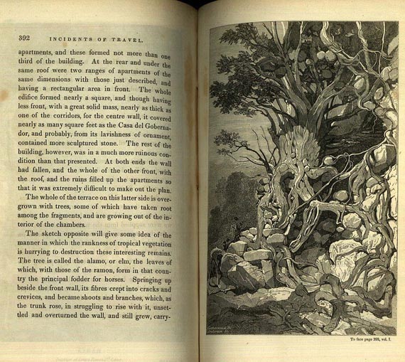John Lloyd Stephens - Incidents of travel in Yucatan. 1843. 2 Bde.
