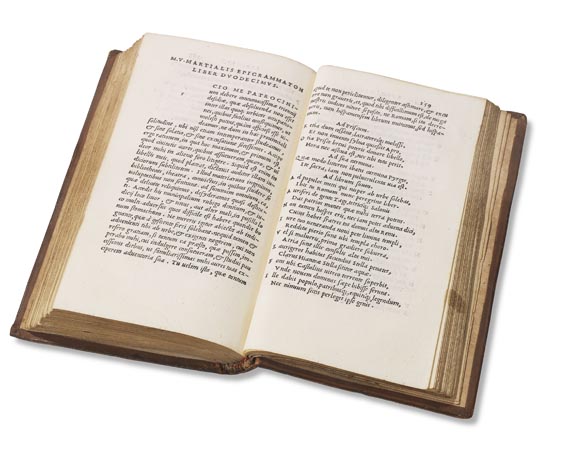  Aldus-Drucke - Martialis, Epigrammata. 1517 - 