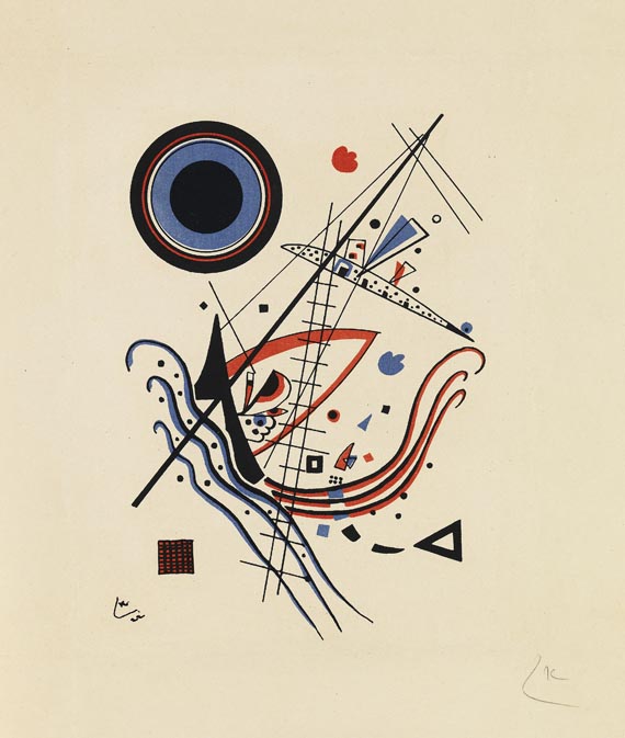 Wassily Kandinsky - Lithographie "Blau"