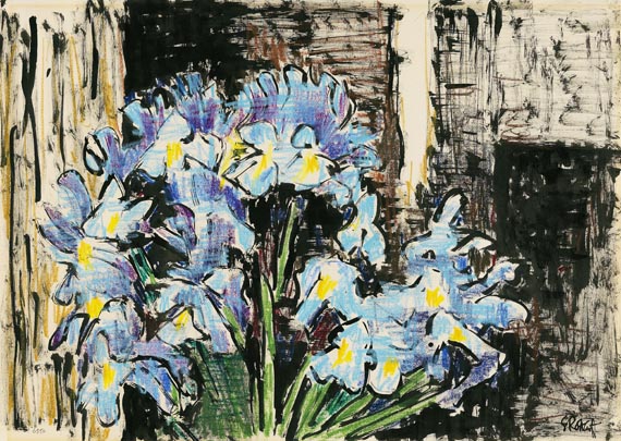 Karl Schmidt-Rottluff - Hellblaue Iris
