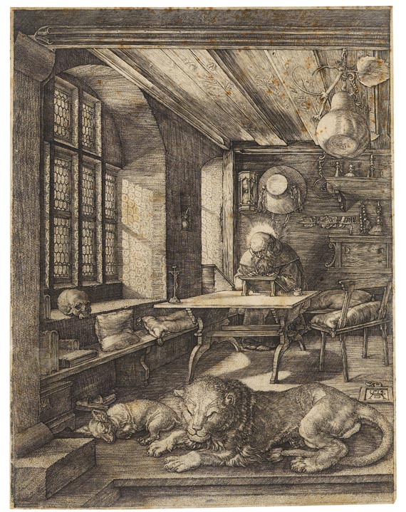 Albrecht Dürer - Hieronymus im Gehäus