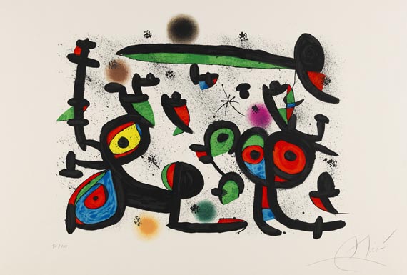 Joan Miró - Les Amoureux et Luna Park I