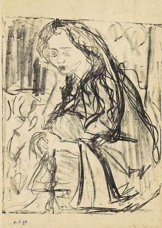 Ernst Ludwig Kirchner - Ruth im Morphiumtraum
