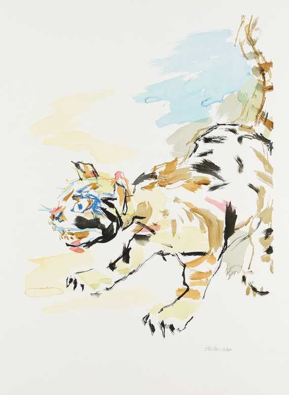 Oskar Kokoschka - Tigerkatze