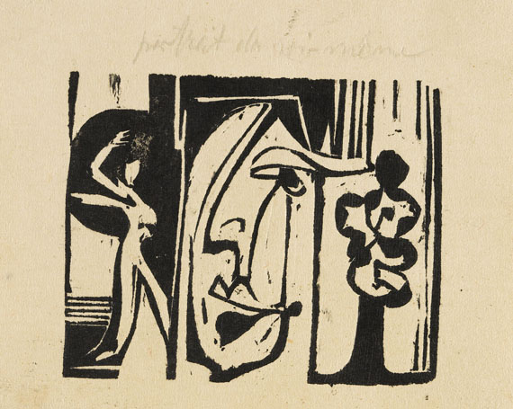 Ernst Ludwig Kirchner - 5 Blätter: Illustrationen zu Gustav Schiefler, Die Graphik Ernst Ludwig Kirchners, Band II Berlin 1931 - 
