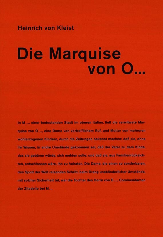 Leipziger Druck - Candide, Marquise von O. 2 Bde. 1999/2005