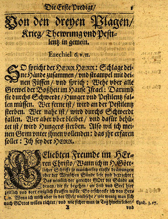 Martin Bohem - Krieg, Thewrung, Pestilentz. 1629