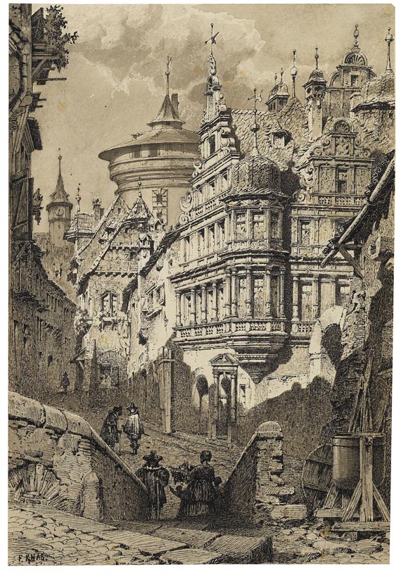 Ferdinand Knab - Ansicht von Nürnberg