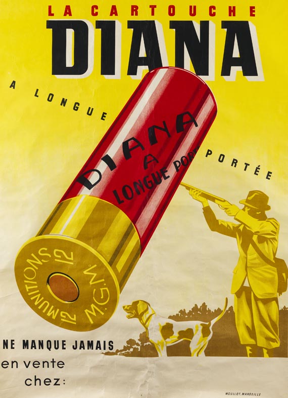 Frankreich - Plakat: La Cartouche Diana - A Longue Portée