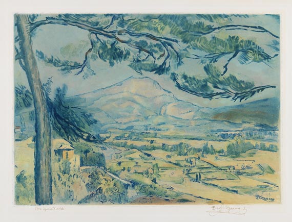 Paul Cézanne - La montagne Sainte-Victoire