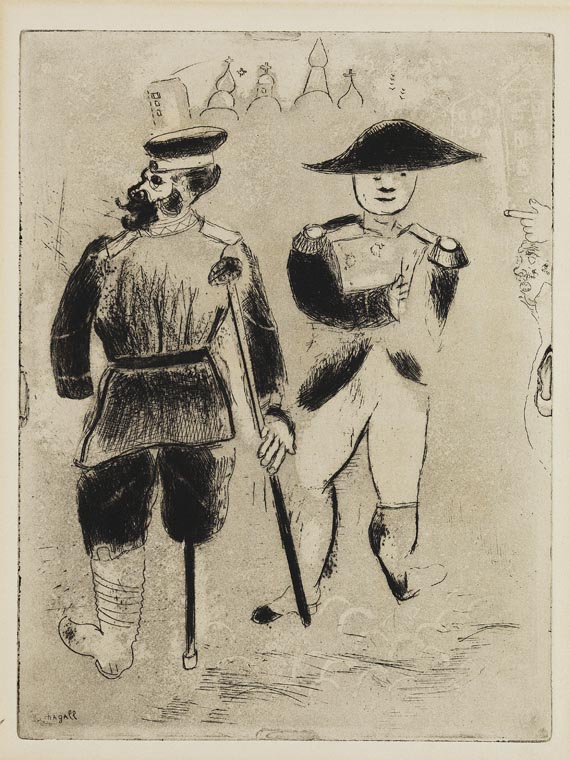 Marc Chagall - Kopeikine und Napoleon