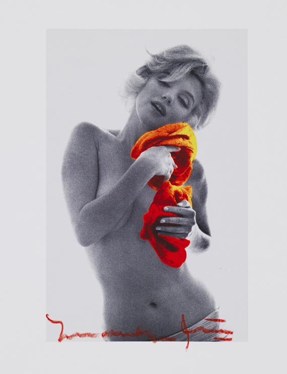 Bert Stern - Marilyn Orange Roses