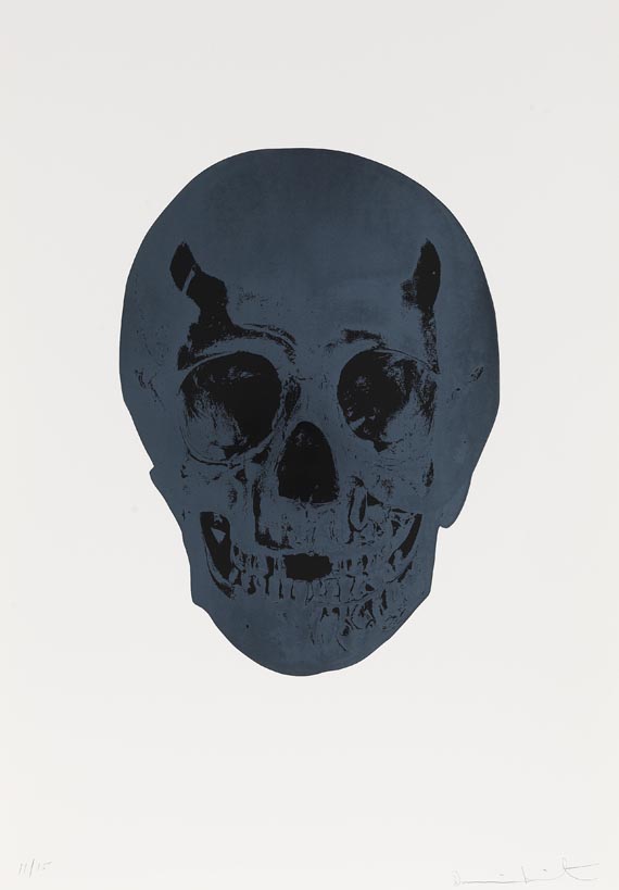 Damien Hirst - The Dead (Racing Green/Raven Black Skull)