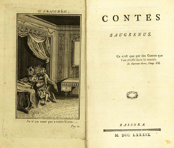 Erotika - Contes Saugrenus 1789