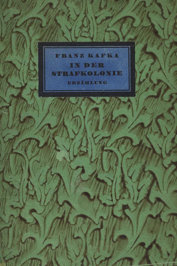 Franz Kafka - In der Strafkolonie. 1919