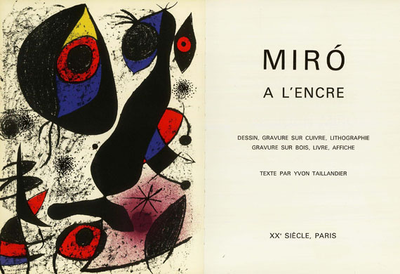 Joan Miró - Der Lithograph. Bd. I-II. 1972-75 - Dabei: Miró a l