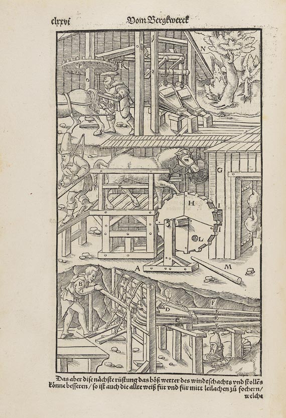 Georg Agricola - Berckwerck Buch. 1580.