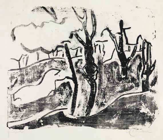 Ernst Ludwig Kirchner - Blühende Kirschbäume