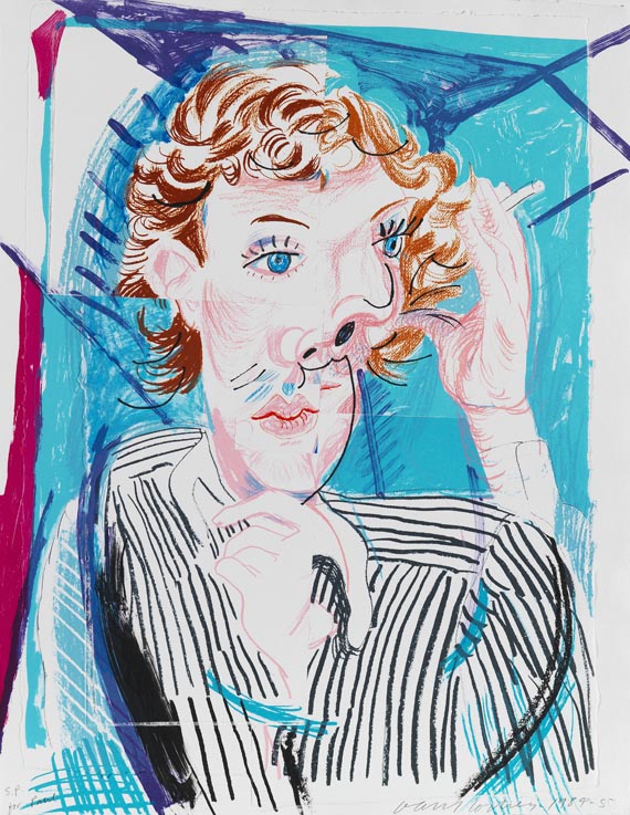 David Hockney - Moving Focus - An Image of Gregory (2-teilig) - 