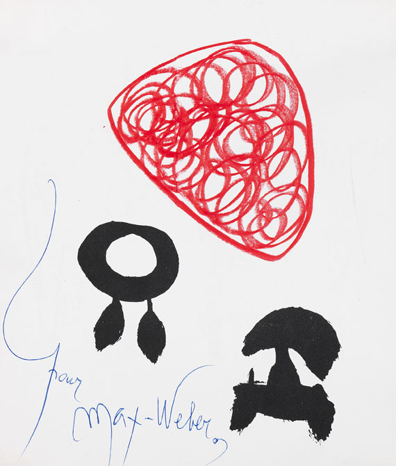Joan Miró - Composition avec etoile - 