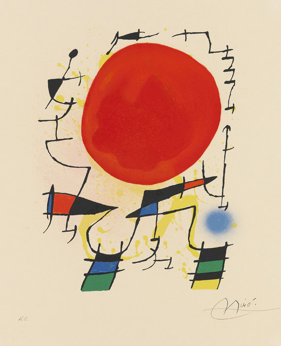 Joan Miró - Miró der Lithograph I