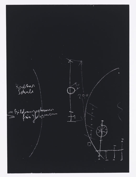 Joseph Beuys - 3 Blätter: Tafel I, II und III