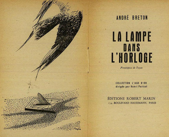 André Breton - La lampe. 1948. - With: La clé. 1953. - Mexique. 1939