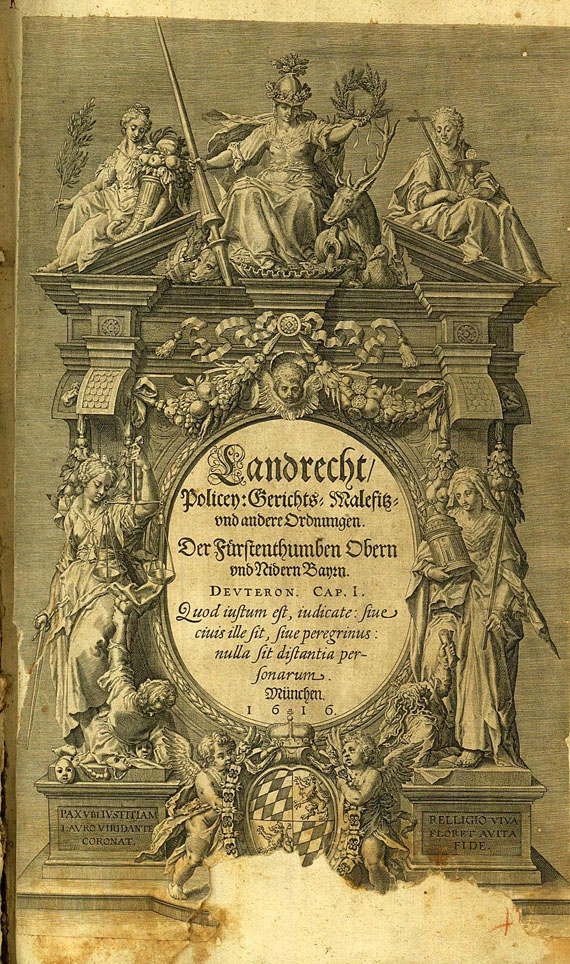 Landrecht Bayern - Landrecht. 1616