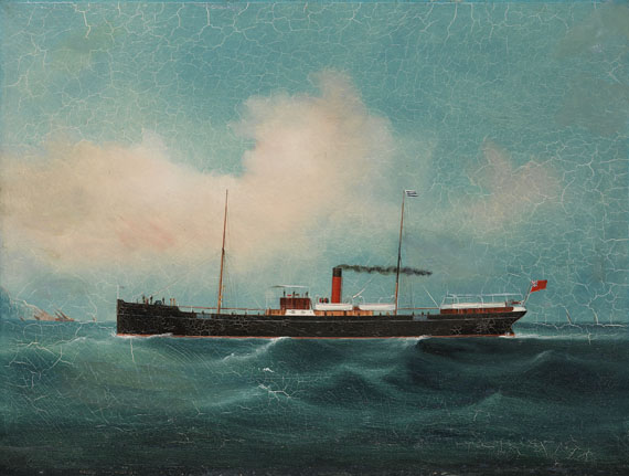 China - Dampfer "Machew" (in China "Überlegenes Pferd") aus Schottland, später Reederei Norddeutscher Lloyd