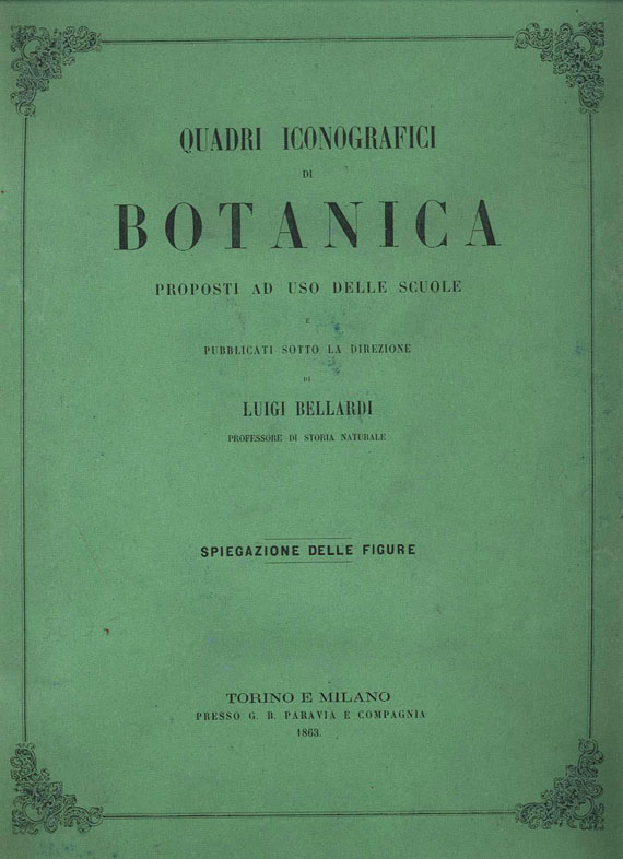 Luigi Bellardi - Botanica, 1863