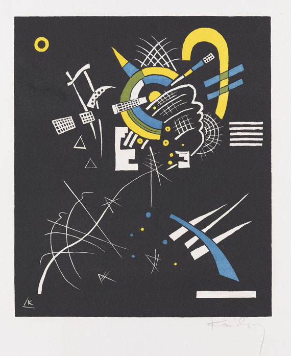 Wassily Kandinsky - Kleine Welten VII - Signature