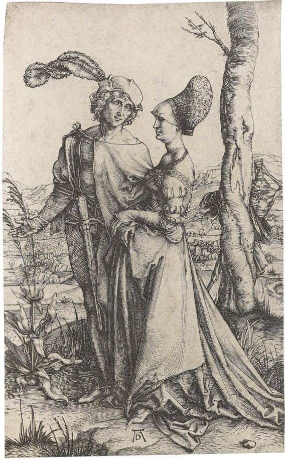 Albrecht Dürer - Das Liebespaar und der Tod (Der Spaziergang)