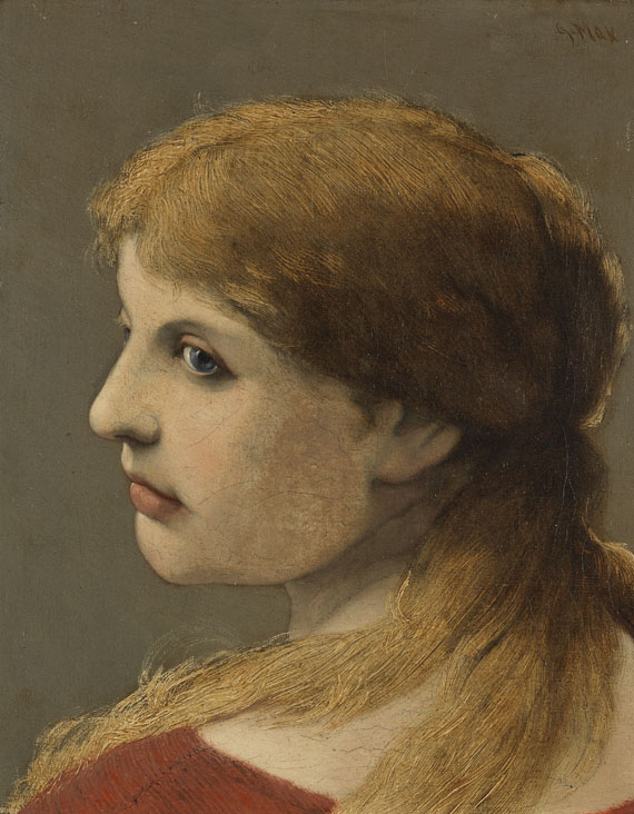 Gabriel Cornelius von Max - Portrait einer jungen Dame