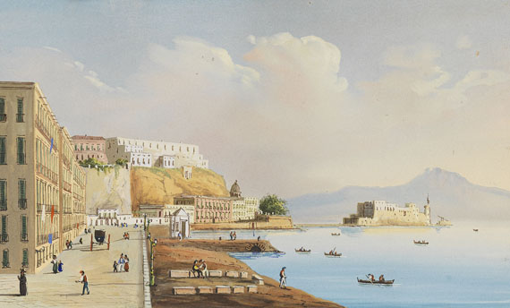 Italien - Die Bucht von Neapel mit dem Castel dell