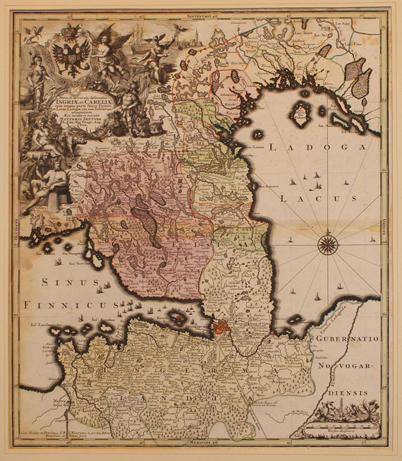 Finnland - 1 Bl. Ingriae et Careliae. 1740.