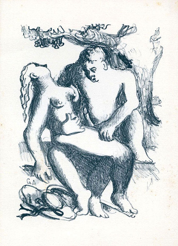 Erotica - G. Apollinaire, Cortege priapique. Um 1925