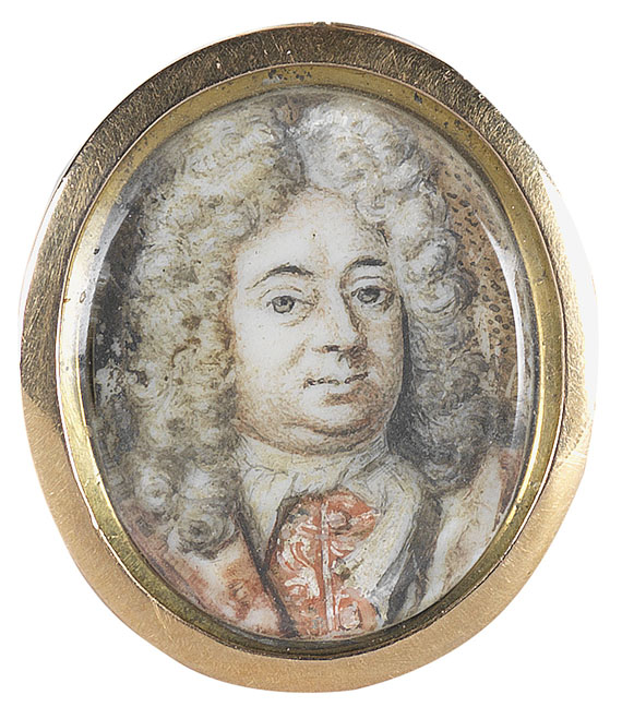 Miniatur - Porträt des Komponisten Georg Friedrich Händel