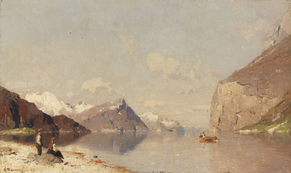 Georg Anton Rasmussen - Norwegische Fjordlanschaft