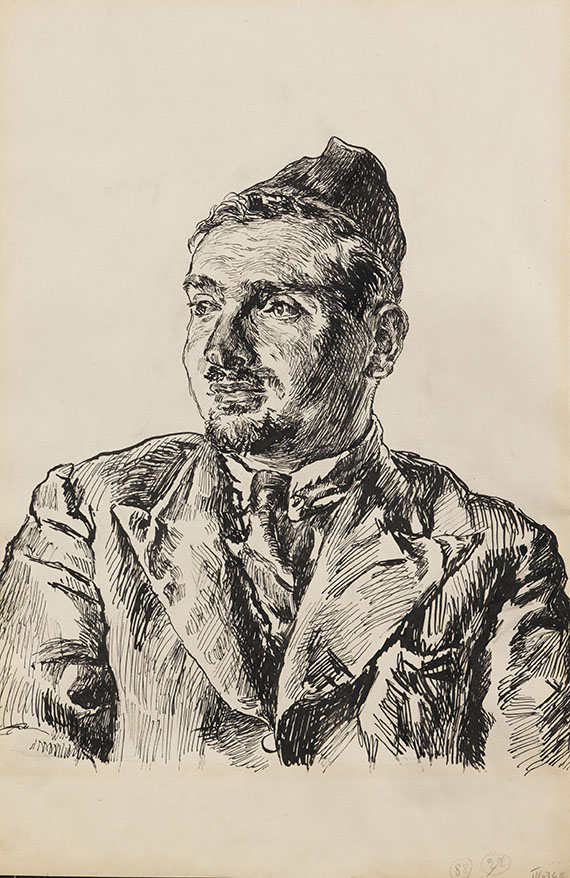 Ludwig Meidner - Porträt eines Mannes