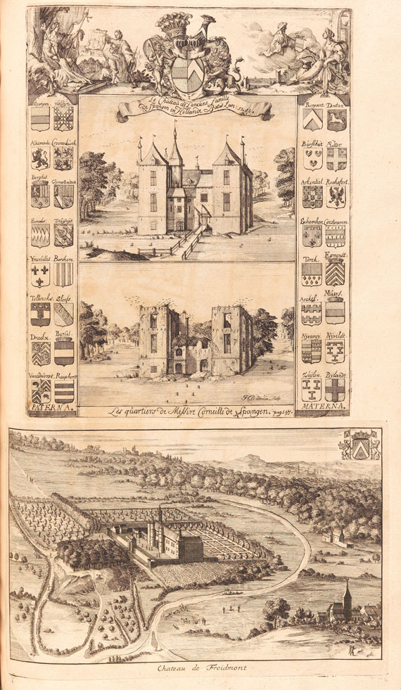Anton Sanderus - Duche de Brabant + Le Roy, 3 Bde., 1724 - 